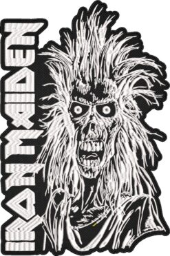 Iron Maiden 1st white 30x20cm - Big Embroidery Patch