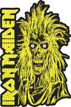 Iron Maiden 1st yellow 30x20cm - Big Embroidery Patch